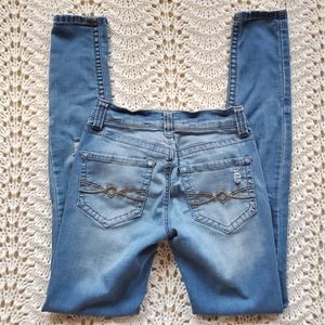 Mudd Skinny Distressed Jeans Size 0